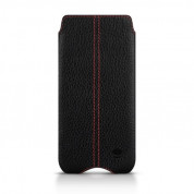Beyzacases Zero - handmade, genuine leather case for iPhone 8, iPhone 7, iPhone 6, iPhone 6S (black)