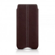Beyzacases Zero - handmade, genuine leather case for iPhone 8, iPhone 7, iPhone 6, iPhone 6S (brown)