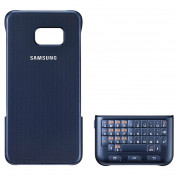Samsung Keyboard Cover QWERTZ EJ-CG928M - поликарбонатов кейс и клавиатура за Samsung Galaxy S6 Edge Plus (черен)
