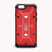 Urban Armor Gear Scout - удароустойчив хибриден кейс + HD покритие за iPhone 6, iPhone 6S (червен) 1