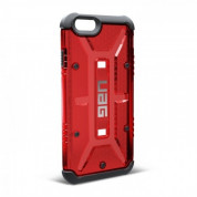 Urban Armor Gear Scout - удароустойчив хибриден кейс + HD покритие за iPhone 6, iPhone 6S (червен) 3