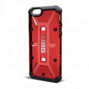Urban Armor Gear Scout - удароустойчив хибриден кейс + HD покритие за iPhone 6, iPhone 6S (червен) 4