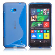 S-Line Cover Case - силиконов (TPU) калъф за Microsoft Lumia 640 (прозрачен)