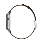Incipio Premium Leather Watch Band - класическа кожена каишка за Apple Watch 38м, 40мм, 41мм(кафяв) 3