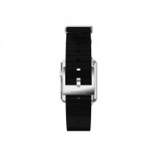 Incipio Nato Style Strap Watch Band for Apple Watch 38mm, 40mm, 41mm (black/silver)  4