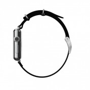 Incipio Nato Style Strap Watch Band - класическа каишка за Apple Watch 42мм, 44мм, 45мм, Ultra 49мм (черен-сребрист) 5