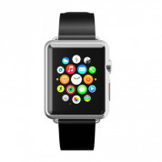 Incipio Premium Leather Watch Band - класическа кожена каишка за Apple Watch 38мм, 40мм, 41мм (черен) 2