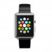 Incipio Premium Leather Watch Band - класическа кожена каишка за Apple Watch 38мм, 40мм, 41мм (черен) 3
