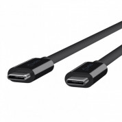 Belkin Superspeed+ USB 3.1 Data Cable USB-C към USB-C - супербърз USB 3.1 кабел (100 см.) за MacBook и компютри с USB-C порт