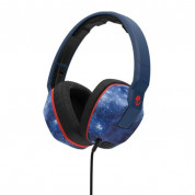 Skullcandy Crusher On Ear - слушалки с уникален бас и микрофон за смартофни и мобилни устройства (син)
