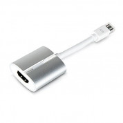 Innerexile Mini DisplayPort към HDMI Adapter - адаптер за MacBook, iMac и Mac mini с поддръжка на 4K UHD (бял)