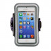 Gaiam Armband Small - спортен калъф за ръката за смартфони с дисплеи от 4.1 до 4.8 инча (черен-лилав) 4