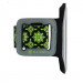 Gaiam Armband Small - спортен калъф за ръката за смартфони с дисплеи от 4.1 до 4.8 инча (черен-зелен) 2