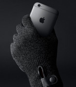 Mujjo Single Layered Touchscreen Gloves Size S - качествени зимни ръкавици за тъч екрани (черен) 8