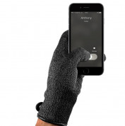 Mujjo Double Layered Touchscreen Gloves Size S - двуслойни качествени зимни ръкавици за тъч екрани (черен) 1
