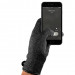 Mujjo Double Layered Touchscreen Gloves Size S - двуслойни качествени зимни ръкавици за тъч екрани (черен) 2