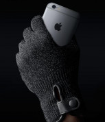 Mujjo Double Layered Touchscreen Gloves Size L - двуслойни качествени зимни ръкавици за тъч екрани (черен) 6