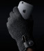 Mujjo Double Layered Touchscreen Gloves Size L - двуслойни качествени зимни ръкавици за тъч екрани (черен) 7
