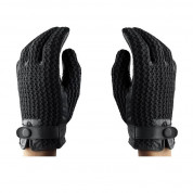 Mujjo Leather Crochet Touchscreen Gloves (8.5 size) 10