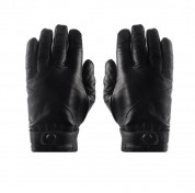 Mujjo Leather Touchscreen Gloves - луксозни кожени ръкавици за тъч екрани (размер 8) 1