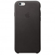 Apple iPhone Case - оригинален кожен кейс (естествена кожа) за iPhone 6S, iPhone 6 (черен) 1