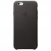 Apple iPhone Case - оригинален кожен кейс (естествена кожа) за iPhone 6S, iPhone 6 (черен) 2