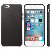 Apple iPhone Case - оригинален кожен кейс (естествена кожа) за iPhone 6S, iPhone 6 (черен) 2