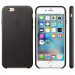 Apple iPhone Case - оригинален кожен кейс (естествена кожа) за iPhone 6S, iPhone 6 (черен) 4