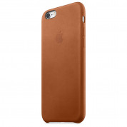 Apple iPhone Case - оригинален кожен кейс (естествена кожа) за iPhone 6S, iPhone 6 (кафяв)