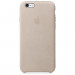 Apple iPhone Case - оригинален кожен кейс (естествена кожа) за iPhone 6S, iPhone 6 (сива роза) 3