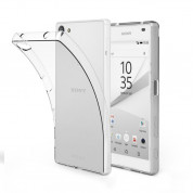 Ultra-Slim Case - тънък силиконов (TPU) калъф (0.3 mm) за Sony Xperia Z5 Compact (прозрачен) 1
