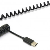 USB-C 3.1 Male to USB-C 3.1 Male Cable - разтягащ се USB-C кабел за свързване на две мобилни устройства с USB-C порт 3