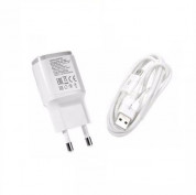 LG Travel Charger MCS-04ED 1800mA - захранване и microUSB кабел за LG устройства с microUSB (бял) (bulk) 1