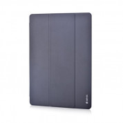 Devia Light Grace Case - кожен калъф и поставка за iPad Pro 12.9 (черен)