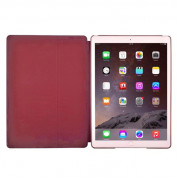 Comma Elegant Case - кожен калъф и поставка за iPad Pro 12.9 (2015), iPad Pro 12.9 (2017) (червен)