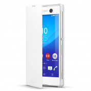 Sony Flip Case Smart Style Cover SCR48 for Xperia M5 (white)