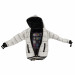 Colorado Winterjacket Case - универсален зимен калъф тип яке с качулка за смартфони до 5.7 инча (бял) 3