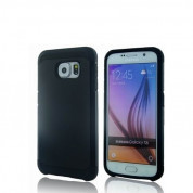 TIPX Combo Case - удароустойчив хибриден кейс за Samsung Galaxy S6 Edge Plus (черен)