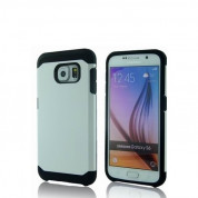 TIPX Combo Case - удароустойчив хибриден кейс за Samsung Galaxy S6 Edge Plus (бял)