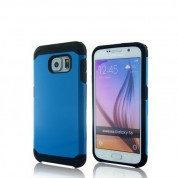 TIPX Combo Case - удароустойчив хибриден кейс за Samsung Galaxy S6 Edge Plus (син)