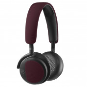 Bang & Olufsen BeoPlay H2 - уникални слушалки с микрофон и управление на звука за мобилни устройства (черен-бордо)