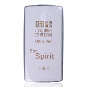 Ultra-Slim Case - тънък силиконов (TPU) калъф (0.3 mm) за LG Spirit (прозрачен)