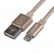4smarts MFI RapidCord FlipPlug Lightning Data Cable 1m. - сертифициран lightning кабел (100 см.) за iPhone, iPad и iPod с Lightning вход (златист)