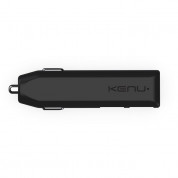 Kenu Airframe Plus Car Kit Set - поставка за радиатора и зарядно за кола за смартфони с ширина до 8.3 см. (черна) 7