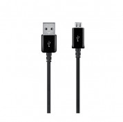 Samsung USB DataCable ECB-DU4EBE - оригинален microUSB кабел за Samsung мобилни телефони (150 cm) (черен) (bulk)
