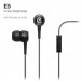 Elago E5 Sound Isolation In-Ear Earphones - слушалки с микрофон за iPhone, iPad, iPod и мобилни телефони (черни) 1