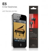 Elago E5 Sound Isolation In-Ear Earphones - слушалки с микрофон за iPhone, iPad, iPod и мобилни телефони (черни) 3
