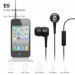 Elago E5 Sound Isolation In-Ear Earphones - слушалки с микрофон за iPhone, iPad, iPod и мобилни телефони (черни) 5