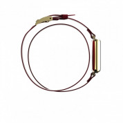 Incipio Reese Double Wrap Watch Band - класическа кожена каишка за Apple Watch 38мм, 40мм (червен) 4