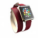 Incipio Reese Double Wrap Watch Band - класическа кожена каишка за Apple Watch 38мм, 40мм (червен) 2